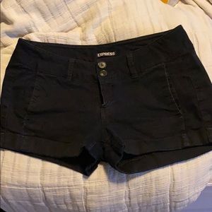 Size 2 black express shorts